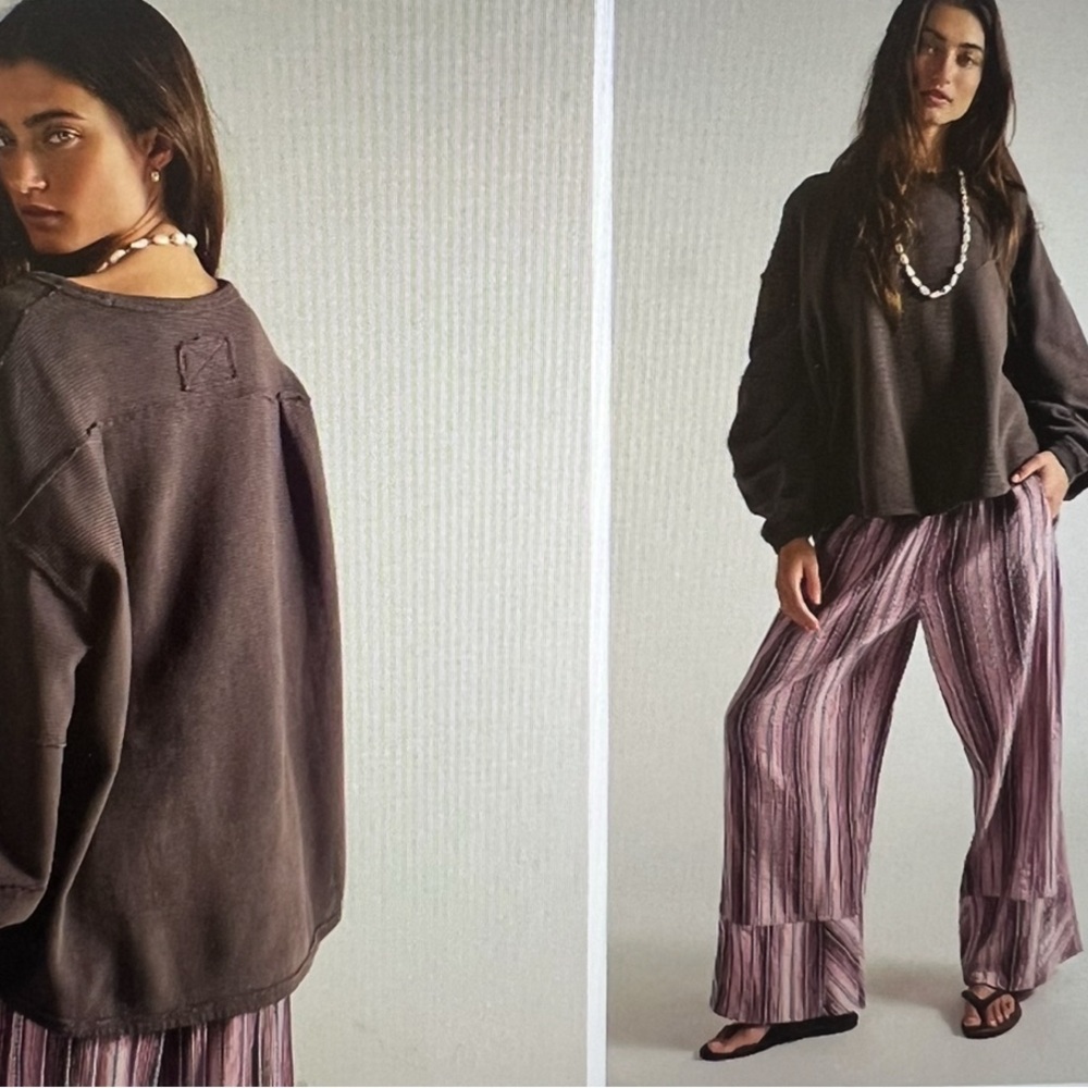 Free People Brown Sweater